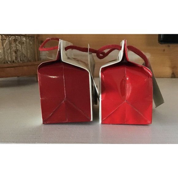 2 Musical Note Totes Plays - White Christmas, O Little Town, Christmas Ornaments - Picture 5 of 5